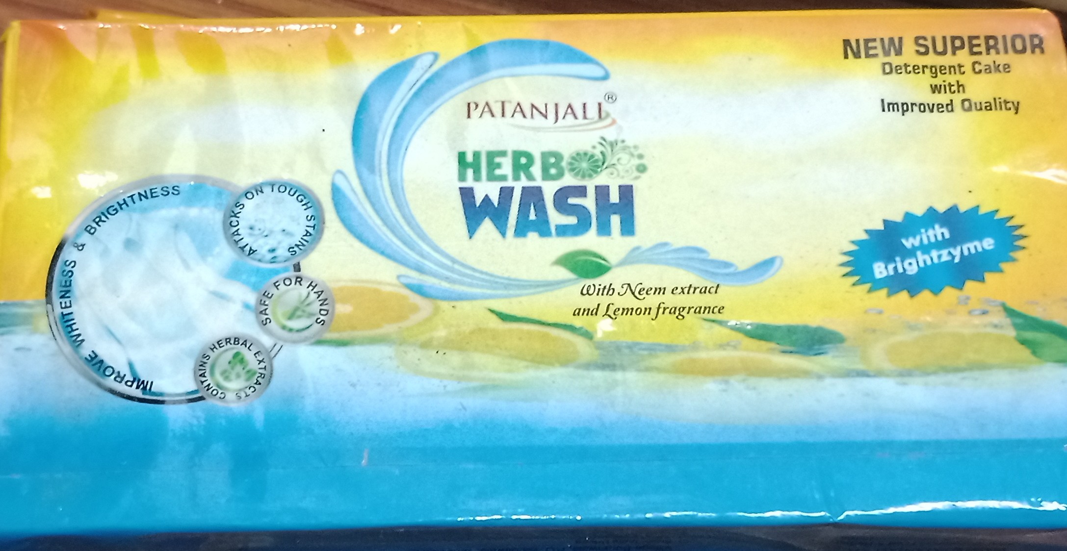 Buy Patanjali Popular Detergent Cake - 250 g Online at desertcartKUWAIT