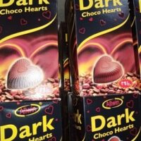 ALLWIN DARK CHOCO HEARTS || డార్క్ చాకో హార్ట్స్ || 125 PCS