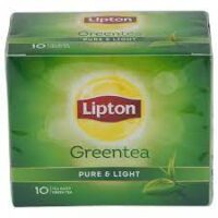 LIPTON GREEN TEA || PURE & LIGHT || 10 TEA BAGS ||