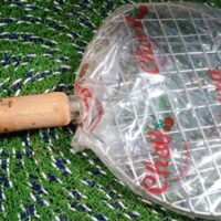 STAINLESS STEEL CHAPATI ROASTER || ROTI ROAST GRILL ||  ROUND  || WOODEN HANDLE