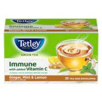 TETLEY GREEN TEA || TEA BAGS  || టీ బ్యాగ్స్  || 25 BAGS ||  GINGER, MINT & HONEY ||