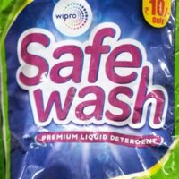 WIPRO SAFE WASH LIQUID DETERGENT || విప్రో సేఫ్ వాష్ లిక్విడ్ ప్యాకెట్ || PACK OF 12 PCS