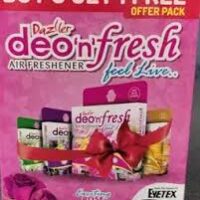 EYETEX DAZLLER DEO N FRESH  || AIR FRESHENERS || 4 PCS PACK ||  ఇటేక్స్ ఎయిర్ ఫ్రెష్ నర్స్ || 3+1 OFFER