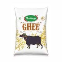 HERITAGE BUFFALO GHEE || హెరిటేజ్ గేదె నెయ్యి || 500 ML POUCH ( 455 GR ) ||