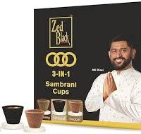 ZED BLACK SAMBRANI DHOOP || 3 IN 1 SAMBRANI CUPS || 12 PCS || సాంబ్రాణి కప్స్ ||
