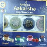 AMBICA AAKARSHA DHOOP || 4 IN 1 SAMBRANI CUPS || 12 PCS || సాంబ్రాణి కప్స్ ||