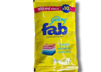 GODREJ FAB DETERGENT LIQUID || ఫ్యాబ్ లిక్విడ్ || Rs.10 x 12 SACHETS || 100 ML EACH ||