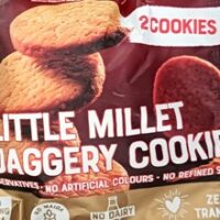 LITTLE MILLET JAGGERY COOKIES || SAMALU BISCUITS ||  సామలు బెల్లం బిస్కెట్లు || PACK OF 2 PCS ||