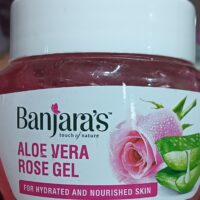 BANJARA'S ALOE VERA ROSE GEL ||100 GR || అలోవెరా రోజ్ జెల్ ||