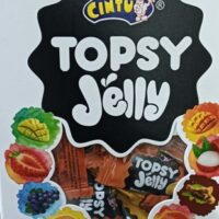 FRUIT FLAVOURED JELLY || TOPSY || MIXED FRUIT || 8 in 1 FLAVORS  || 85 JELLYS PACK || Rs.1x85 Pcs || టాప్సి 8 రకాల  ఫ్రూట్ ఫ్లేవర్ జెల్లీ ||
