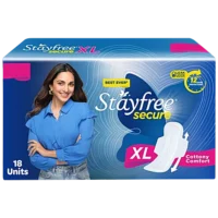STAYFREE SECURE || DOUBLE PROTECTION || XL SIZE || 18 PADS PACK || స్టేఫ్రీ సెక్యూర్ ప్యాడ్స్ || SANITARY PADS ||